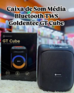 CAIXA DE SOM BT TWS GT 250W RMS CUBE