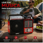 RADIO PORTATIL AM/FM LELONG LE-610 - Imagem 3