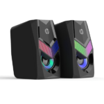 CAIXA DE SOM PARA PC HP DHE-6000 6W RGB LED - Imagem 2