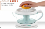 ESPREMEDOR MONDIAL FRUTAS TURBO CITRUS 0190-02 BRANCO 220 VOLTS - Imagem 2