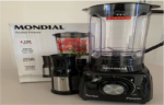 LIQUIDIFICADOR MONDIAL L99 TURBO FILTRO 3V. 500W 1518-02 PRETO 220 VOLTS - Imagem 5