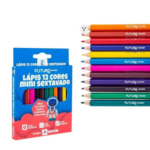 LAPIS 12 CORES MINI SEXTAVADO FUTURO