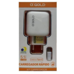 CARREGADOR TIPO C OI GOLD CA23-3
