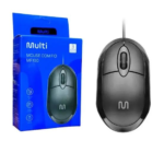MOUSE MULTILASER COM FIO MF100 USB 1200DPI MO300 PRETO
