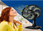 VENTILADOR DE MESA 30CM ULTRA V-UT-30-02 5216-02 Preto/Prata 220 VOLTS - Imagem 5