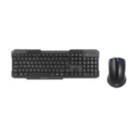 KIT TECLADO+MOUSE S/FIO C3T K-W10BK PTO - Imagem 3