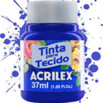 TINTA PARA TECIDO 37ML FOS AZ (UN) ACRILEX