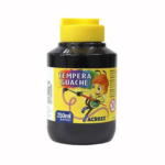 TINTA GUACHE 250ML PT (UN)