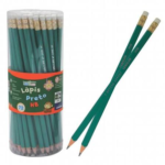 LAPIS GRAFITE HB RESINA VERDE SEXTAVADO C/BORR UN