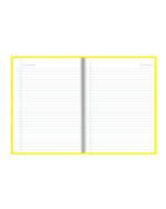 CADERNO 1/4 MEIO OFICIO 96FLS AMARELO JANDAIA - Imagem 3