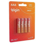 PILHA ZINCO COMUM AAA ELGIN C4