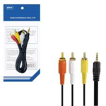 CABO CONVERSOR 3 RCA X P2 KNUP - Imagem 2