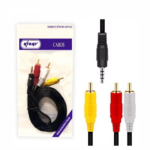 CABO CONVERSOR 3 RCA X P2 KNUP - Imagem 3