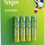 PILHA ALCALINA ELGIN AAA C/4