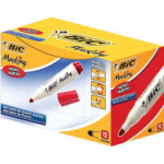 MARCADOR DE QUADRO BRANCO VERMELHO BIC C/12