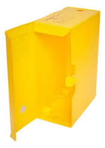 ARQUIVO MORTO FACIL AMARELO - Imagem 2