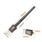 ADAPTADOR WIRELES USB C/ANTENA PARA PC ONEX WF-7518 - Imagem 4
