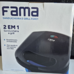 GRILL E SANDUICHEIRA FAMA 750W FGR01 066702129 PRETO 220 VOLTS