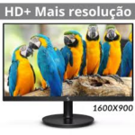 MONITOR 3GREEN 20P 75HZ HDMI VGA VESA M200WHD PRETO BIVOLT - Imagem 2