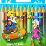 WINNER LAPIS COR (FABER 111402) PEQUENO 12X12 CORES$