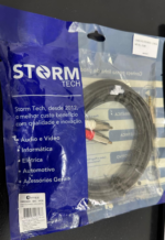 CABO P2 STEREO 2RCA STORM TECH 3MT - Imagem 2