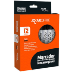 MARCADOR PARA QUADRO BRANCO RECARREG.TINTA PRETO CX/12 JOCAR OFFICE