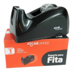 SUPORTE PARA FITA ADESIVA PEQUENO PRETO UND JOCAR OFFICE