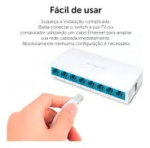 SWITCH DE MESA MERCUSYS MS108 8xPORTAS FAST MCS0018 BRANCO BIVOLT - Imagem 2