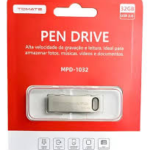 PEN DRIVE TOMATE 32 GB AÇO 1032