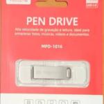 PEN DRIVE TOMATE 16 GB AÇO 1016