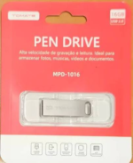 PEN DRIVE TOMATE 16 GB AÇO 1016